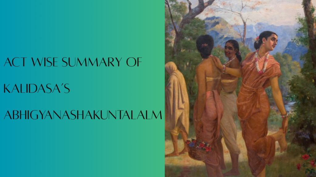 Kalidas' AbhigyanaShakuntalam (Image Raja Ravi Verma)